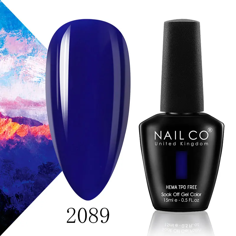 NAILCO 15ml HEMA VRIJ TPO VRIJ Top Base Coat Nagellak Gel Polish Benodigdheden Semi Permanente Nagellak Nagel Art Manicure Gel UV Nagels