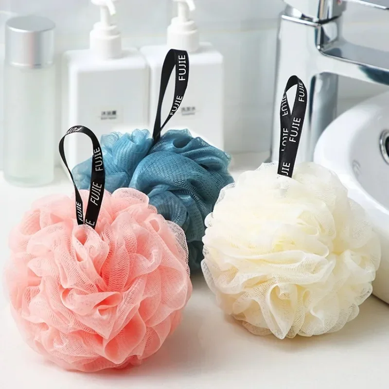 

Loofah Bath Ball Mesh Sponge Milk Shower Accessories Bathroom Supplies Bath Flower Super Soft Body Cleaning Mesh Brush