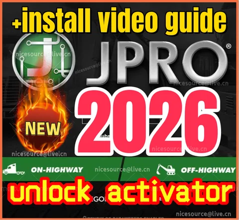 New 2026 JPRO Commercial Fleet Diagnostics jpro V2026V1.1 2025v3.1 2024 V3+keygen+install video+unlimited install or 1pc