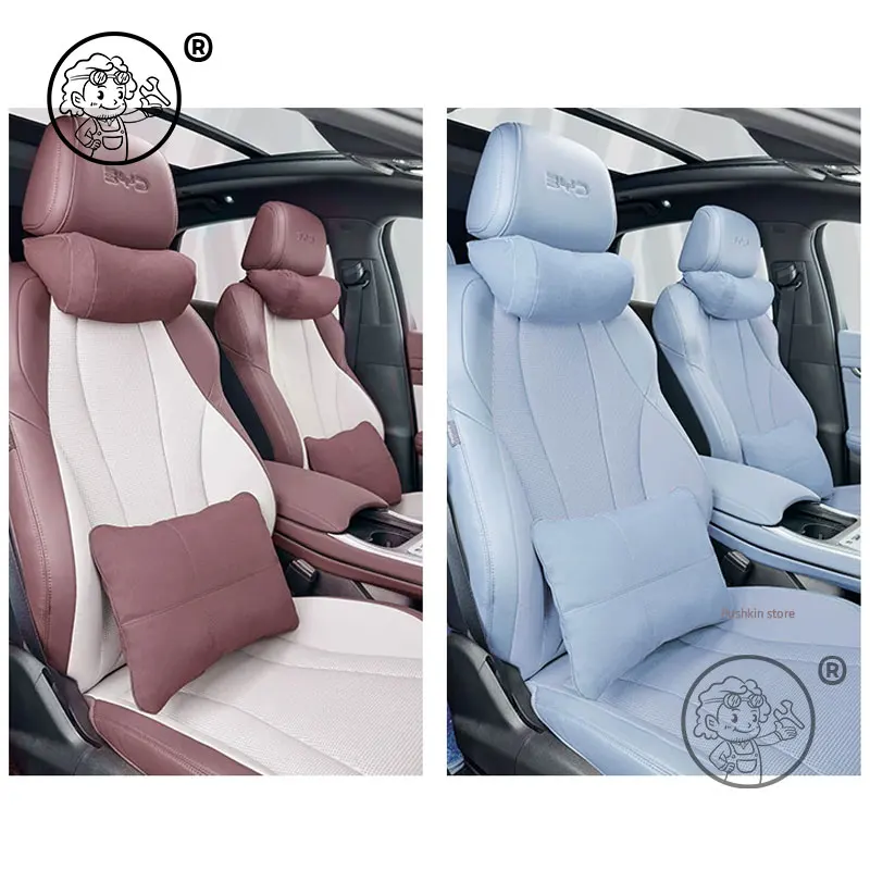 Immagine 7: Cuscino per il Collo in Memory Foam e Supporto Lombare per BYD Seal 7 DMI SEAL 07 DMI 2025 2026, Accessori Auto