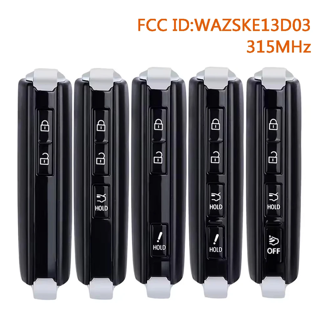 

WAZSKE13D03 315MHz Smart Remote Key Fob for Mazda CX-5 CX-9 M 6 MX-5 Miata CX-30 CX-50 2021 2022 2023 2024 2025 TAYB-67-5DYB