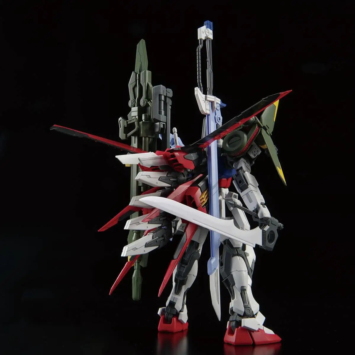 BANDAI MG PB THE GUNDAM BASE LIMITED PERFRCT STRIKE GUMDAM SLAM TIPO EQUIPADO Figura de ação modelo de montagem brinquedos colecionáveis