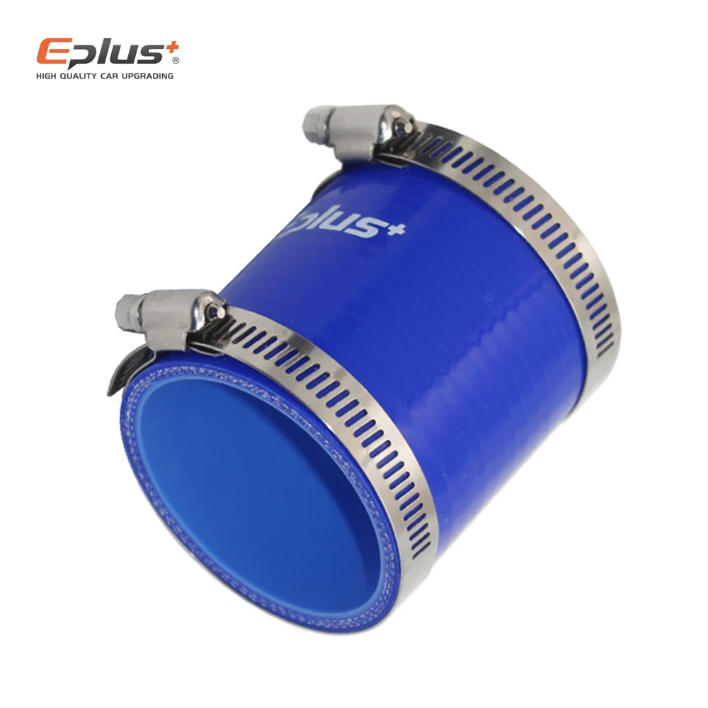 Universal straight Silicone Tubing Braided Hose Adapter Car Intercooler Turbo Mechanical Plumbing Connecting Blue Multi Size