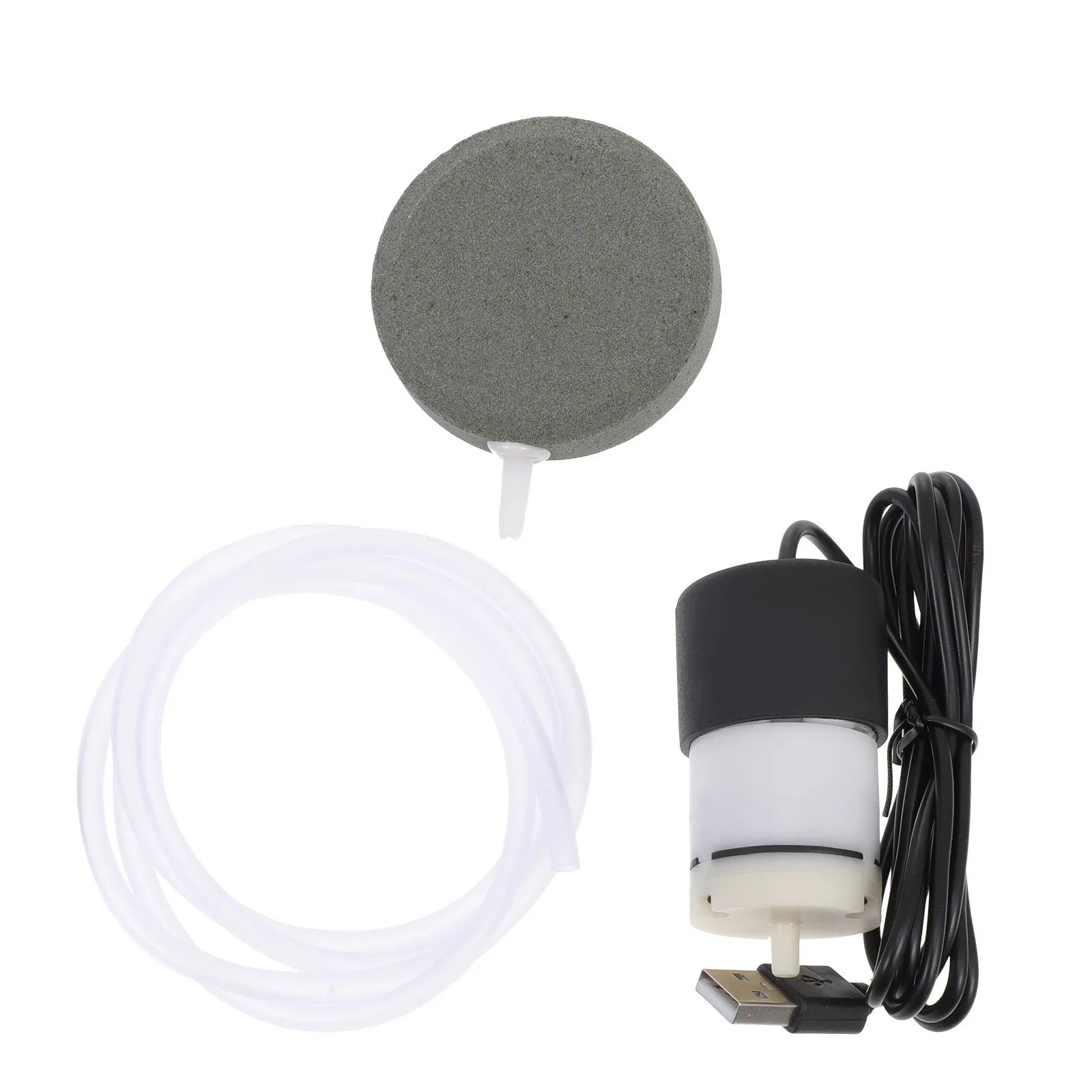 

1Set Premium ABS Oxygen Pump for Fish Tank Aquarium Air Aerator Lightweight Portable Easy to Operate USB Powered