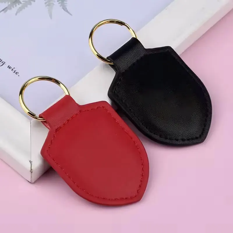 

Car Keychain Key Holder Shield Leather Key Rings Men Women Gift For Porsche 911 718 Cayenne Cayman Panamera Macan Taycan Boxster