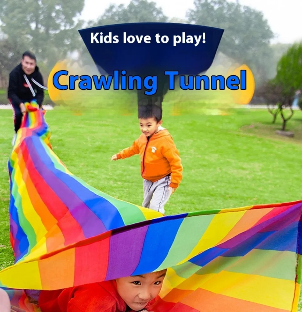 3/5/8M Children's Crawling Tunnel Children's Interactive Game Portable Outdoor Indoor Sensory Sports Toy Smooth Fabric