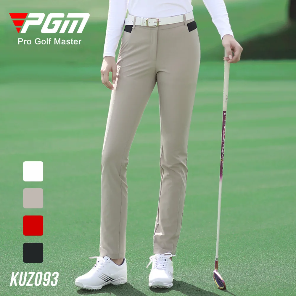PGM spring and summer, golf women's sweatpants children's trousers, elastic and slim