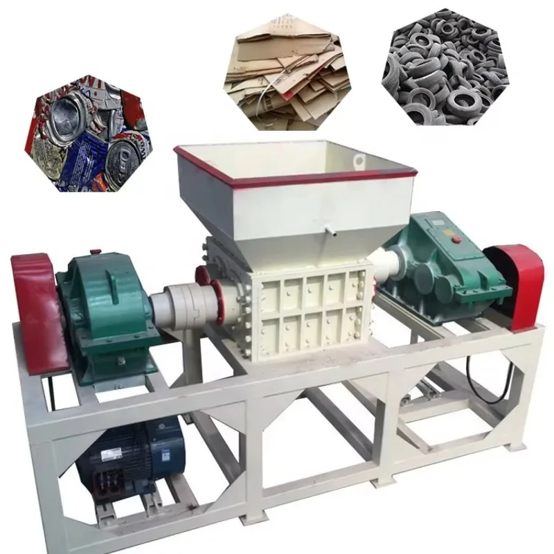 

(Deposit Price) Shreder /shredder Machine /double Shaft Shredder for Rubber Crush（Shipping by Sea,Inquiry Before Order）