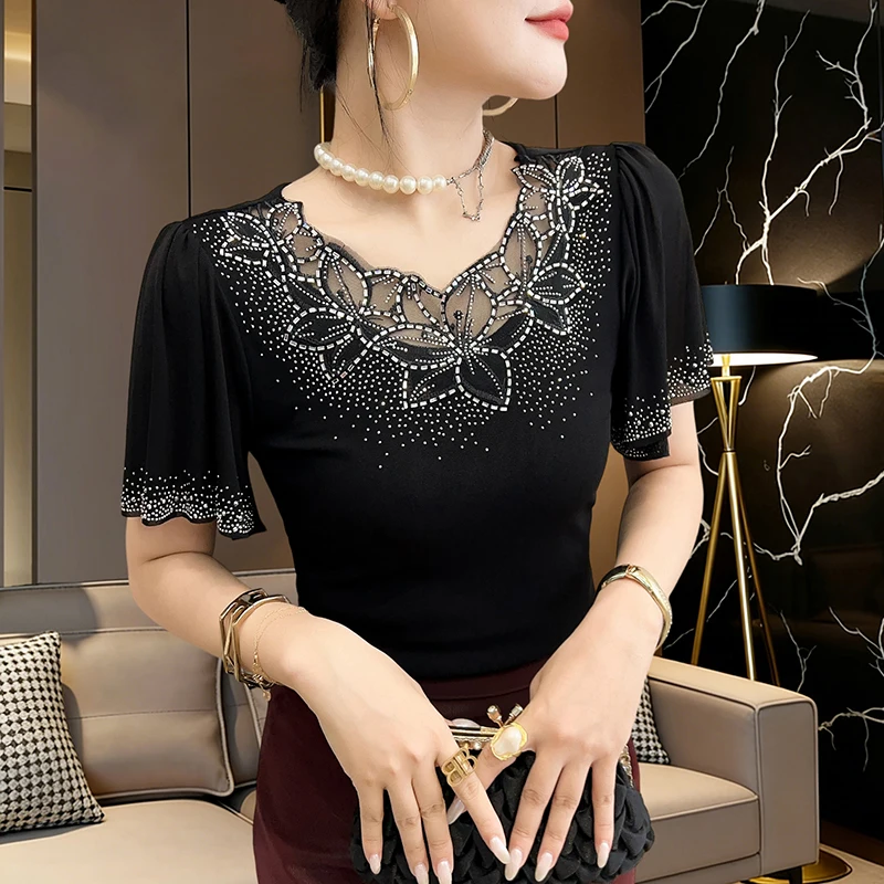 Nowa designerska koszulka z si – Mesh Top Layering recenzja i cena