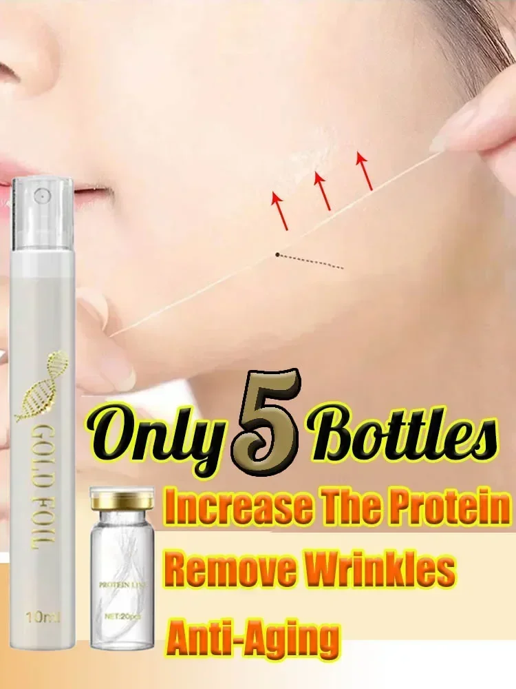 Protein Thread Lifting Kit Face Lift Firming Absorbable Anti-Aging Facial Serum Collagen Wrinkle Remove Skin Care Essence