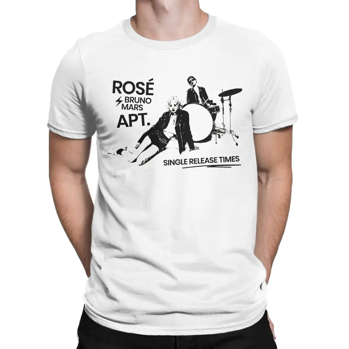 Rose Apt Tour Dates 2024 Bruno Mars Outfits Shirts Men Women Vintage 100% Cotton Printed Clothing