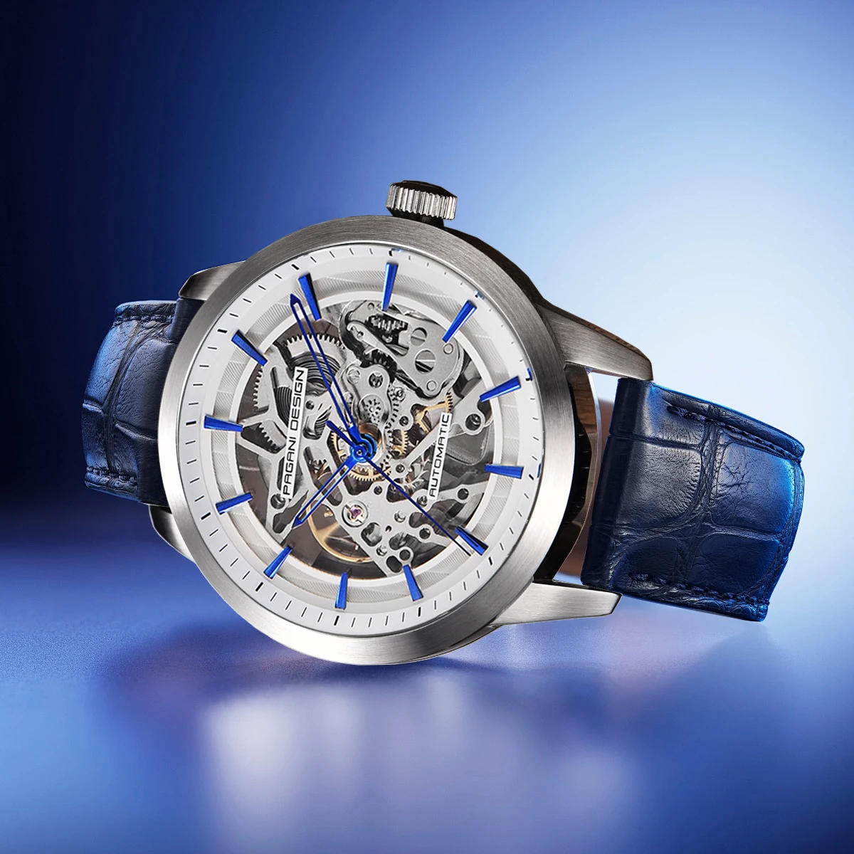 

2025 PAGANI DESIGN New Automatic Mechanical Skeleton Mens watches Top Brand Luxury Watch Men Waterproof Watches Leather Strap