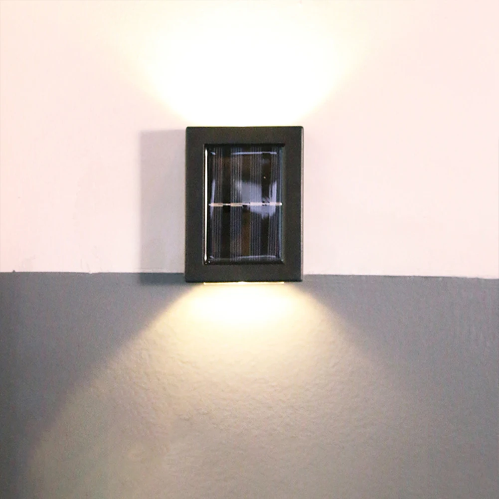 LED Solar Wall Light Waterproof Outdoor Indoor Garden Porch Sconce Wall Lamp