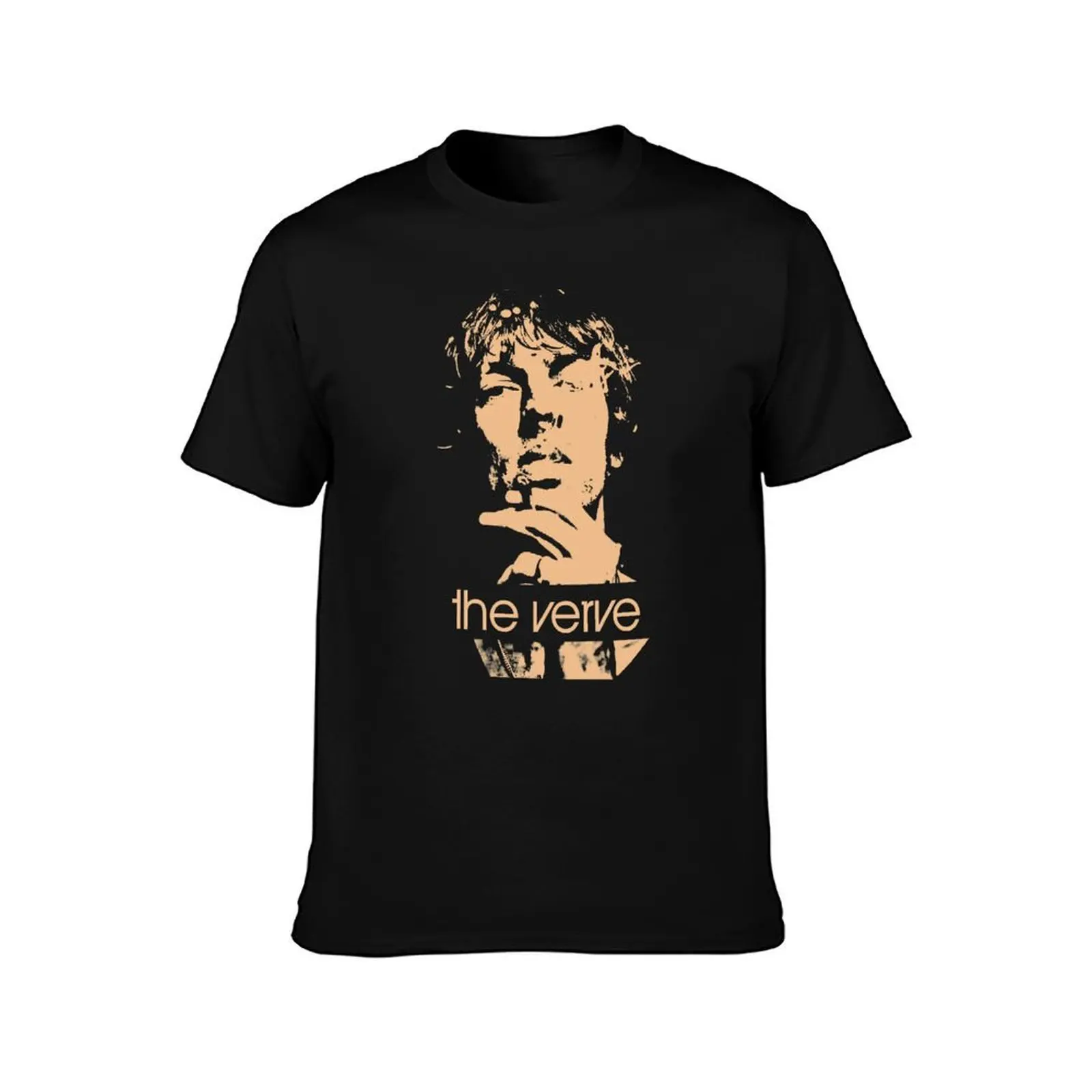 The Verve T-Shirt, Summer Casual Cotton Tee, Oversized Streetwear Tops, Vintage Graphic Print, Loose Fit Short Sleeve