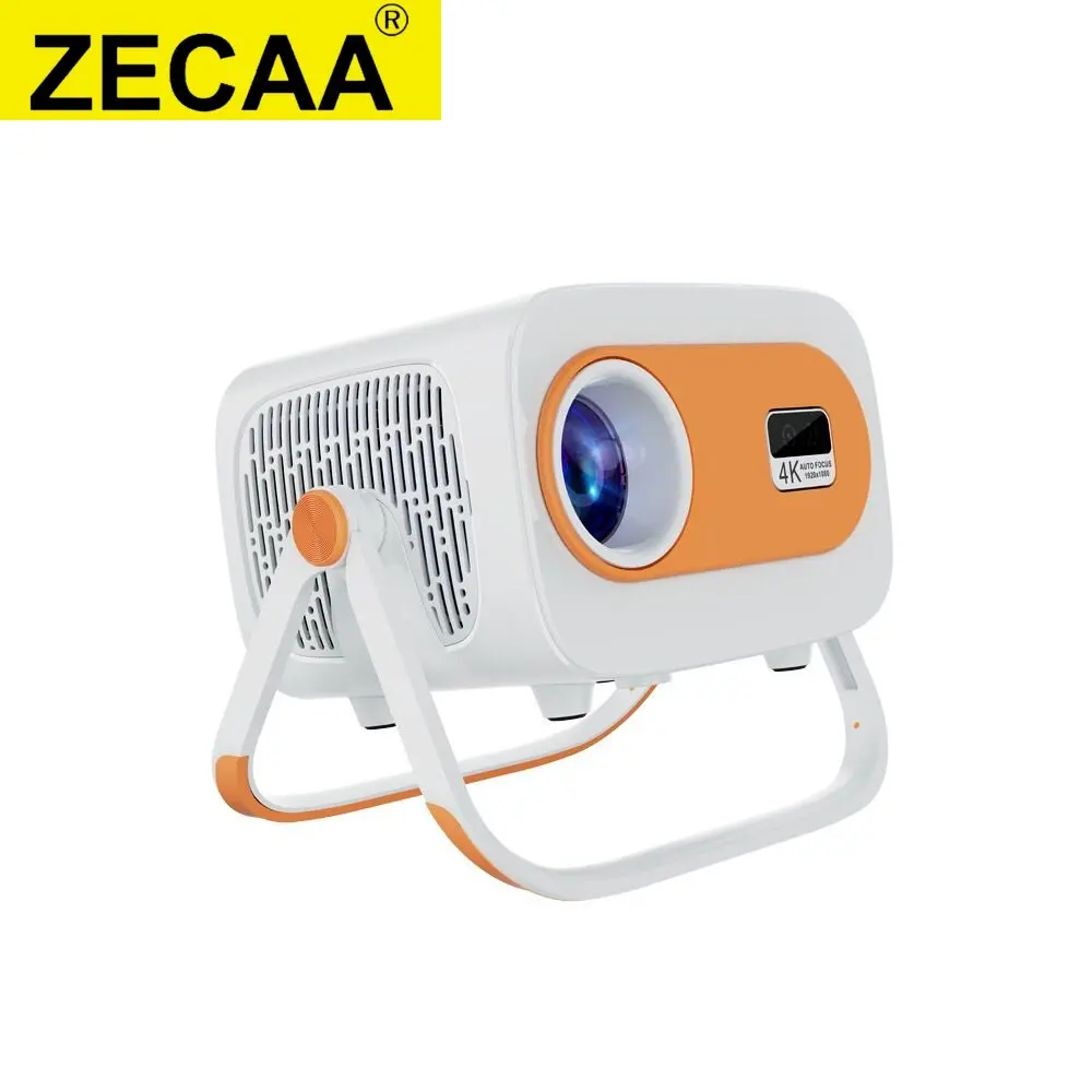 

ZECAA Full HD 720P 280 ANSI 4K 2.4G+5G Dual Band WiFi 6 Android 11 Portable Bluetooth 5.0 Smart Home Smart Gimbal Projector