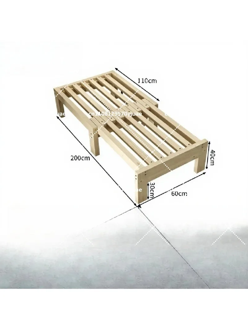 Solid Wood Sofa Bed with Telescopic Pull-Out Design, Space Saving Tatami Bed for Small Apartments, Easy Push-Pull Mechanism