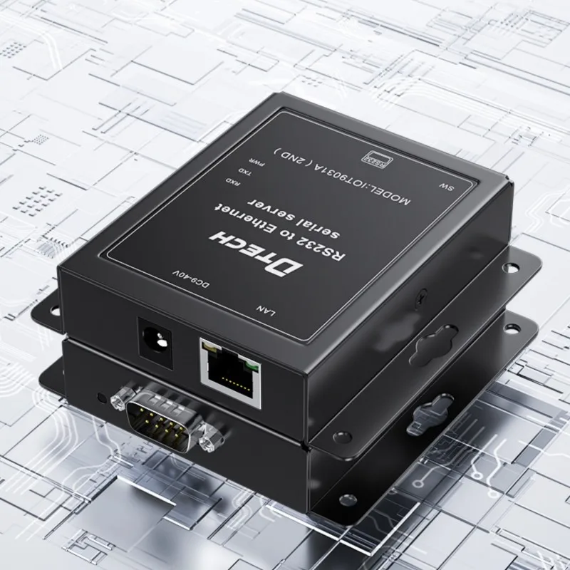 DTECH Ethernet Gateway Serial Device Server RS232 to Ethernet Converter Serial Server