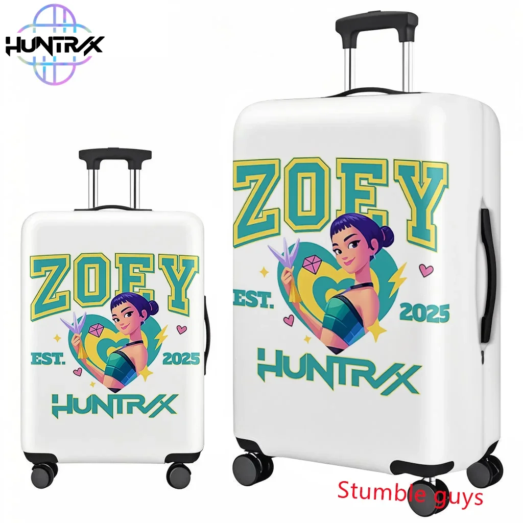 

Anime Kpop Demon Hunters Travel Luggage Cover Fits 18-32 Inch Suitcases Soft Protector