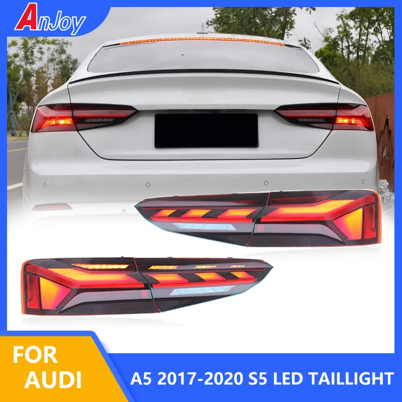 

LED Tail Lamps Assembly For Audi A5 2017-2020 Upgrade S5 Style Taillights Auto Accessories