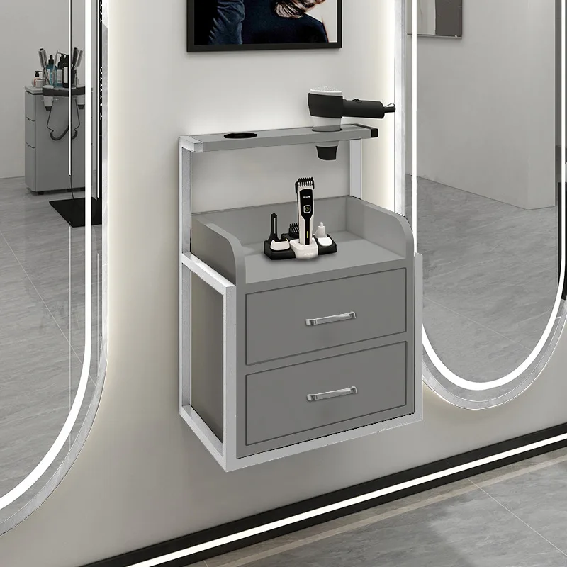 Barber Shop Tool Counter, Hair Salon Specific Hot Dyeing Storage Cabinet, Tool Cabinet