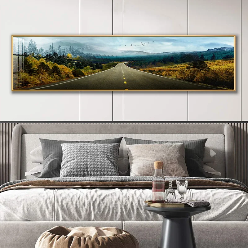 Nordic Style Warm Sun Scenery Art Painting Living Room Mural Poster Mural Decoration Painting Home Decoration