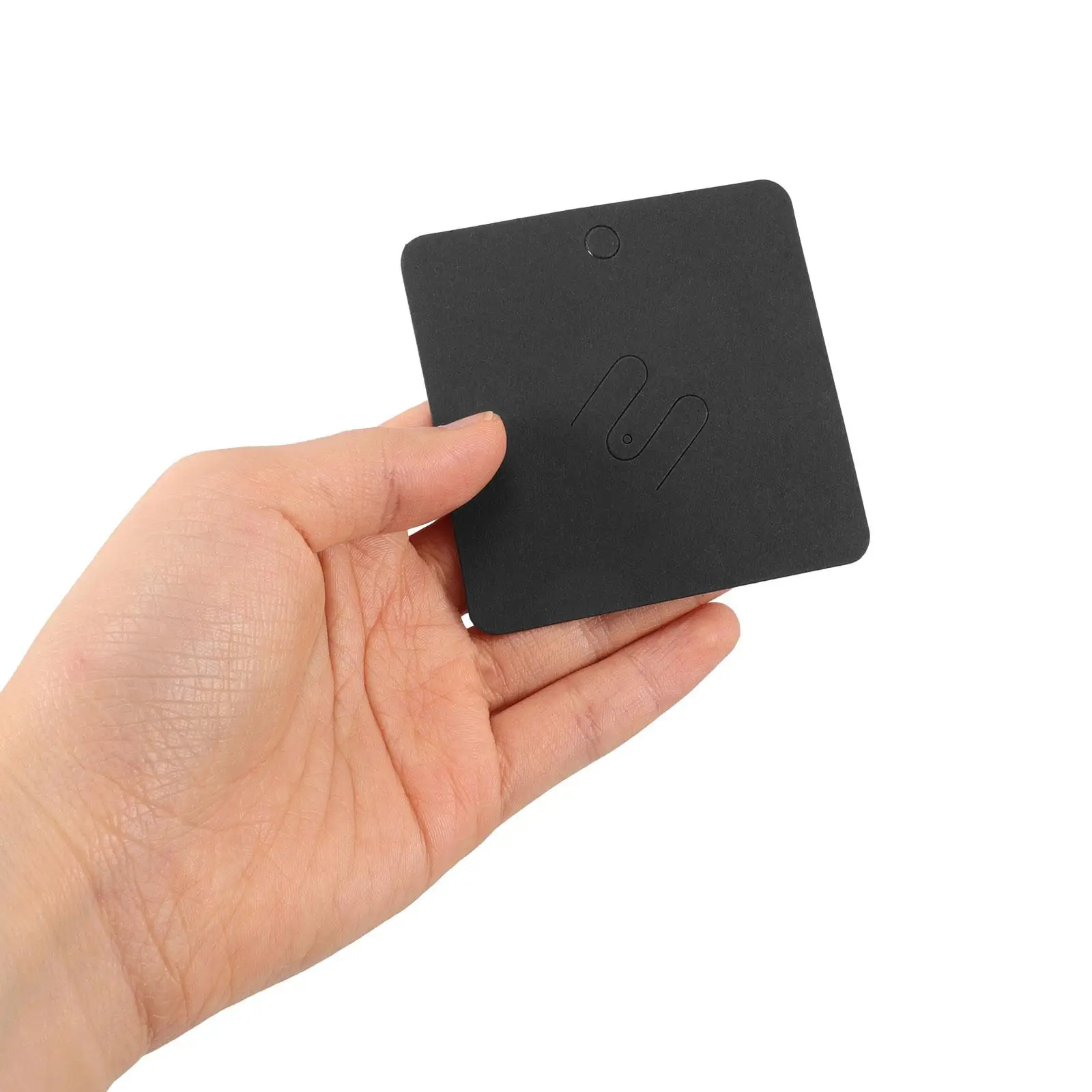 100 個ブローチブランクカード紙 7 × 7 センチメートルジュエリーディスプレイ軽量コンパクトデザイン最適なサイズ多目的使用ファイン