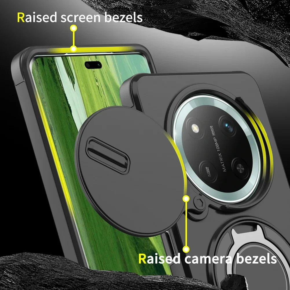 For Honor Mgaic 7 Lite X9C Case Armor Slide Camera Lens Protection Phone Case For Redmy Note14 Note14pro Plus 5G Back Cover - Image 4