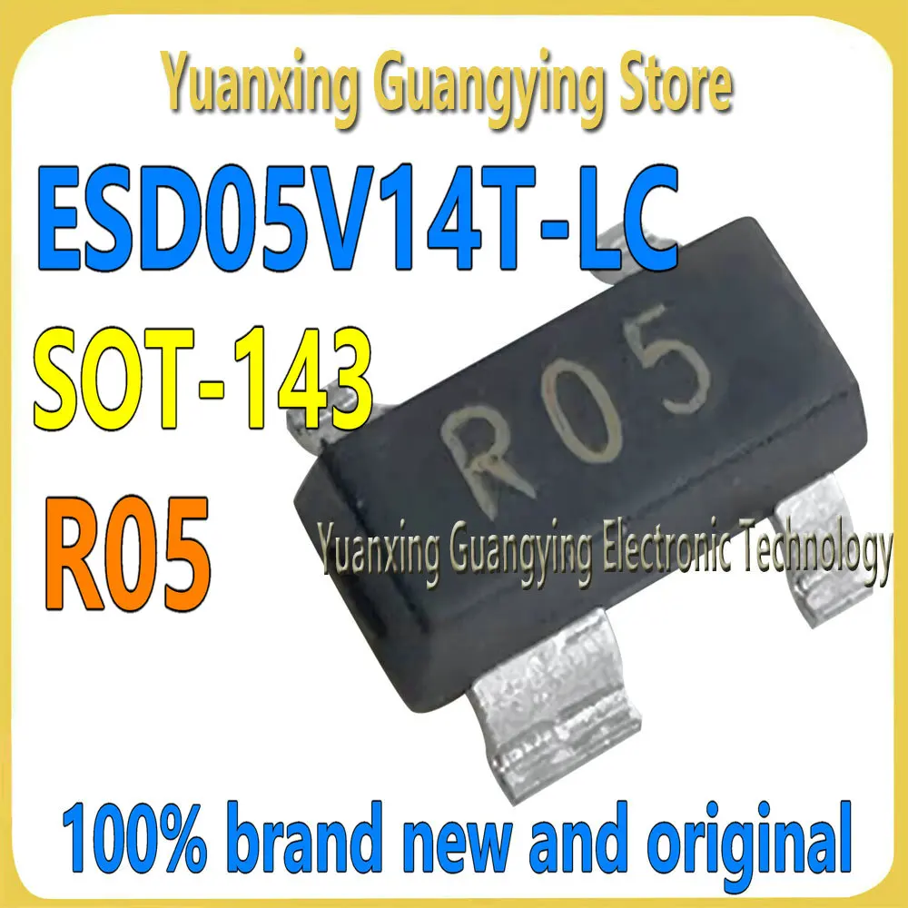 (50 pieces) ESD05V14T-LC Marking: R05 SOT-143 ESD/TVS Static Protection Diode 100% brand new and original