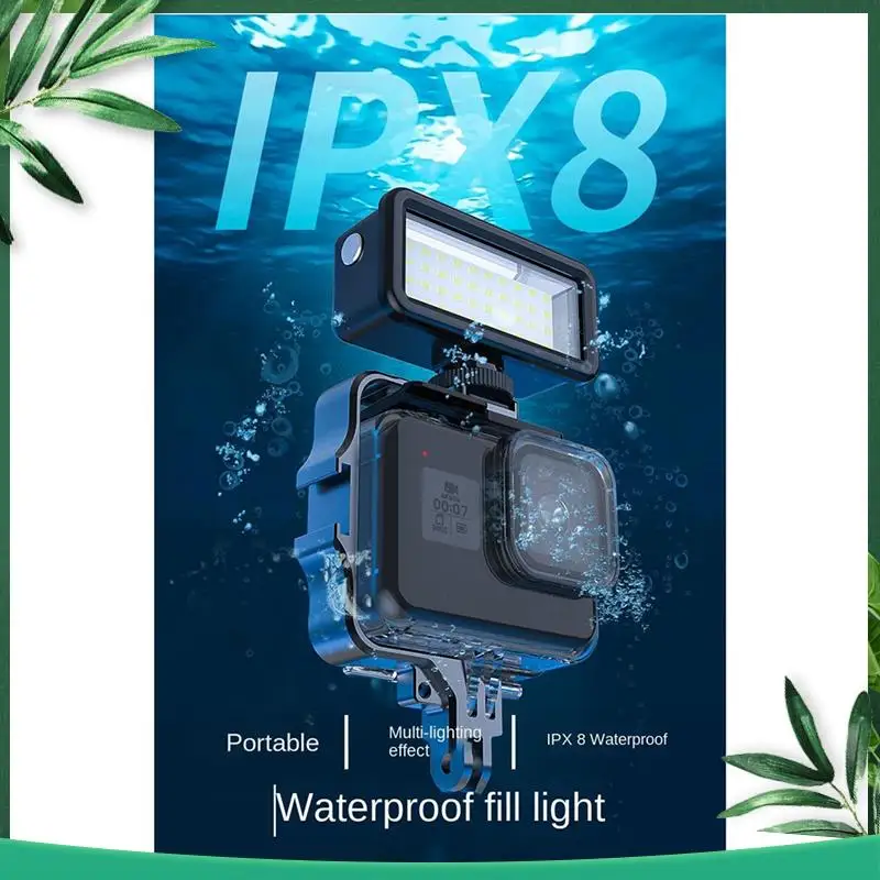 

(НОВИНКА) Водонепроницаемый светильник для дайвинга, подводная лампа, освещение для фотосъемки для экшн-камеры мобильного телефона Gopro