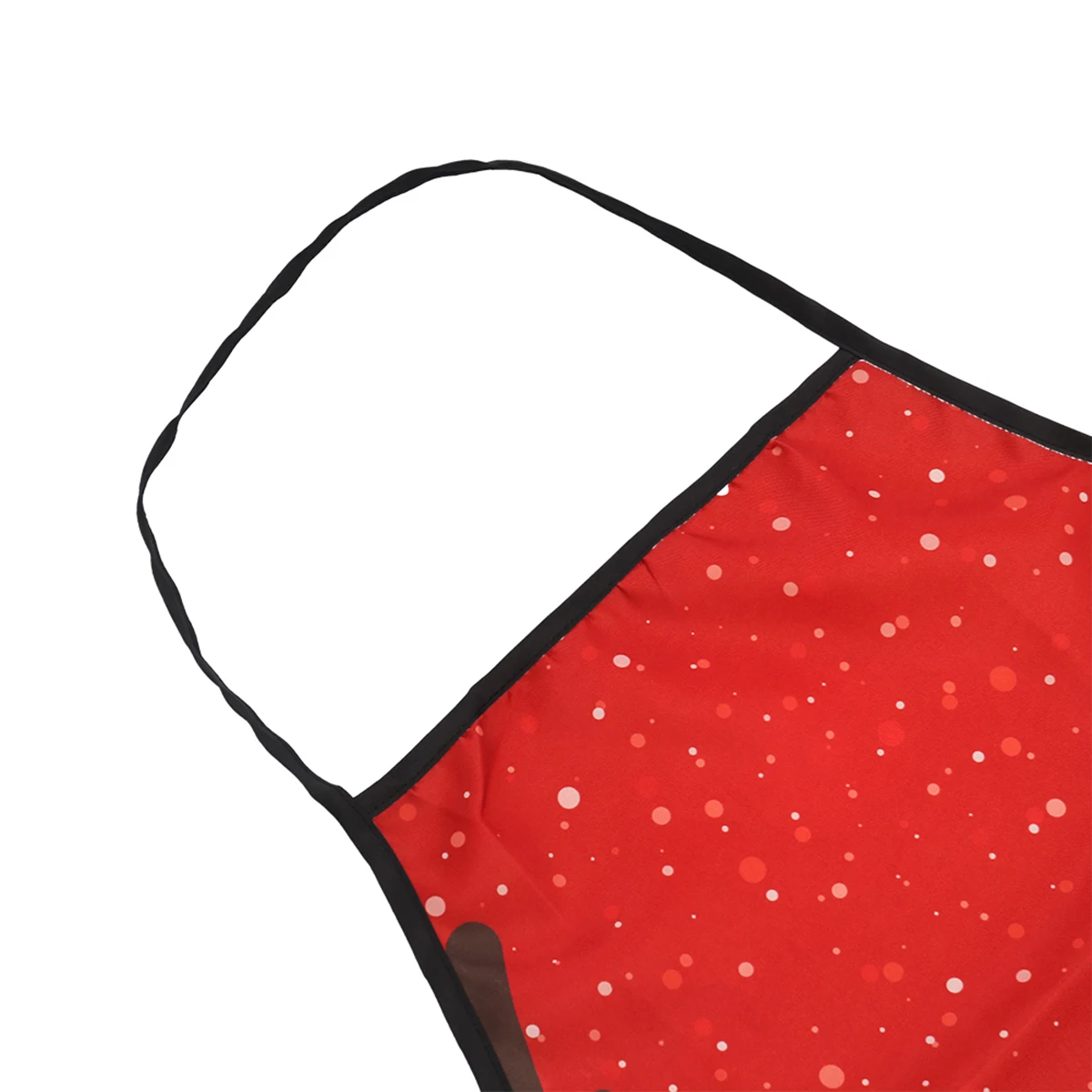 

Waterproof Christmas Apron Long Lasting Use Dinner Adjustable Neck Strap Cooking Printed