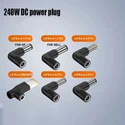 240W DC Power Adapter 4.5*3.0mm Female to 7.4*5.0mm  Square plug 6.0*3.7mm 5.5*2.5mm 5.5*2.1mm  For Hp Dell Lenovo ASUS