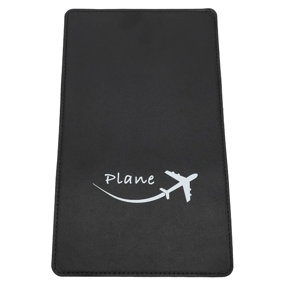 Anti-slip PU Leather Phone Holder Flexible Foldable Desktop Stand Sturdy Flip Design Travel Accessory Flight Viewing
