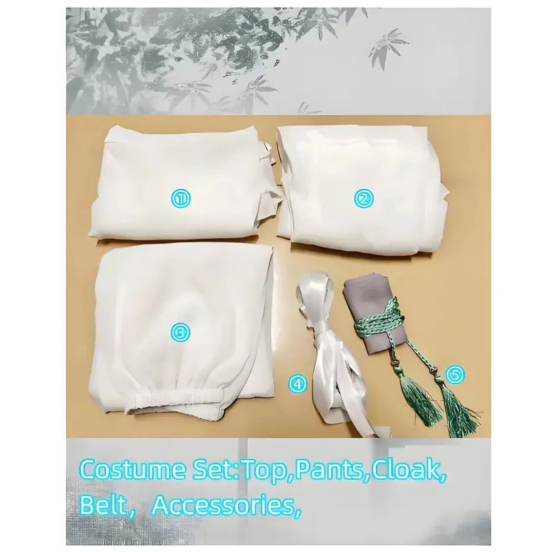 Tian Guan Xie Lian cosplay full set, Crown Prince's blessing, Hanfu, Yueshen wig, if evil, ancient costume, fighting hat, ancien