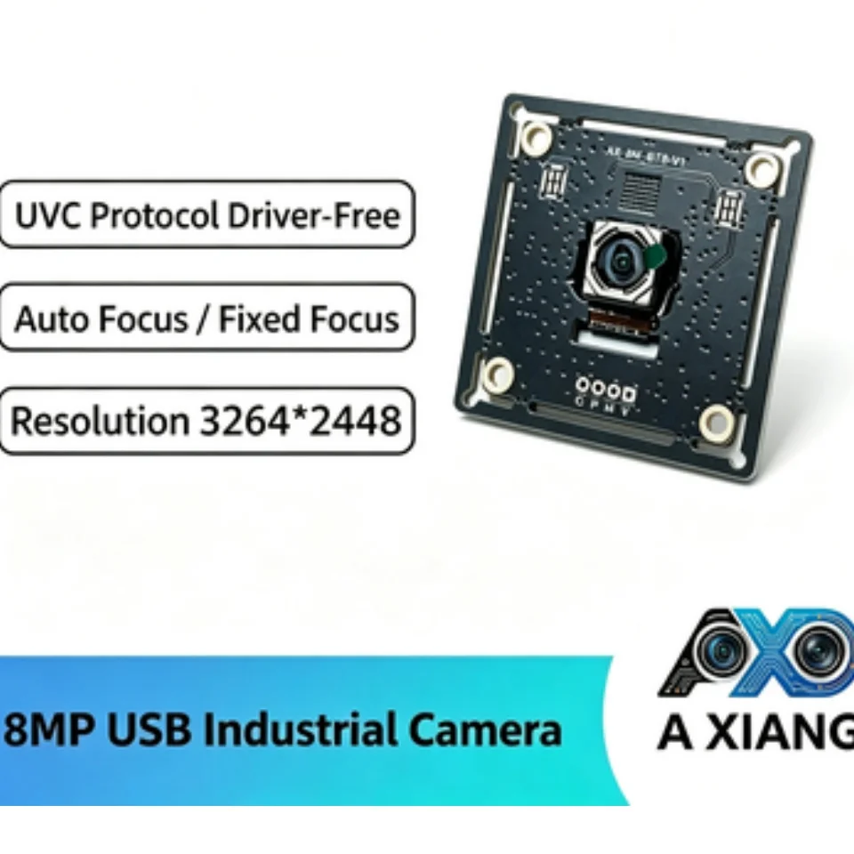 AF 75° 15FPS 4K 8MP 3264 X 2448 HD CMOS IMX179 USB2.0 Camera Module For Product Vision Recognition Document Scanning USB Camera
