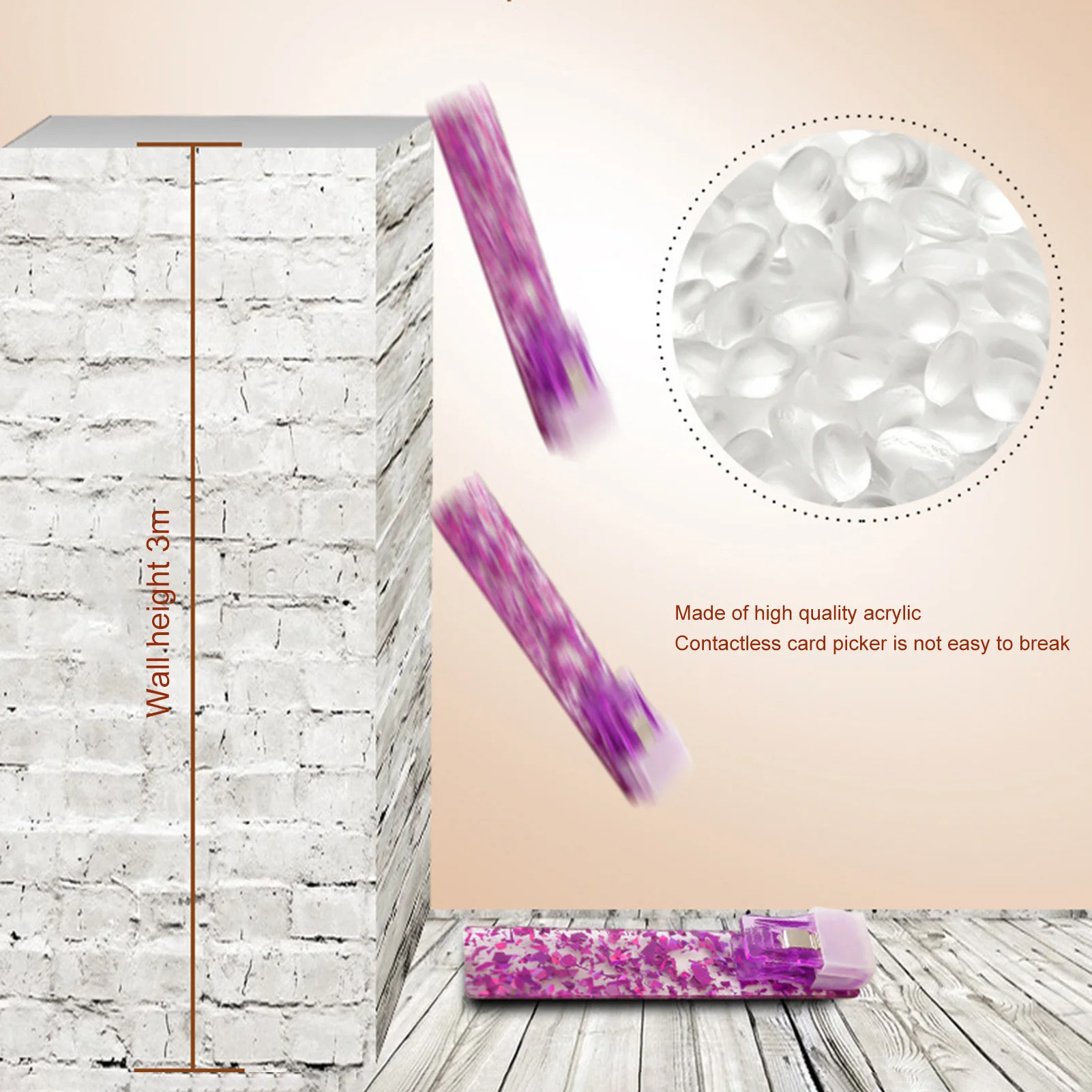 بطاقة الائتمان مجتذب بطاقة باردة المنتزع للأظافر الطويلة عدم الاتصال ATM بطاقة الخصم كليب المفاتيح حماية الأظافر الطويلة للفتيات Wom #4