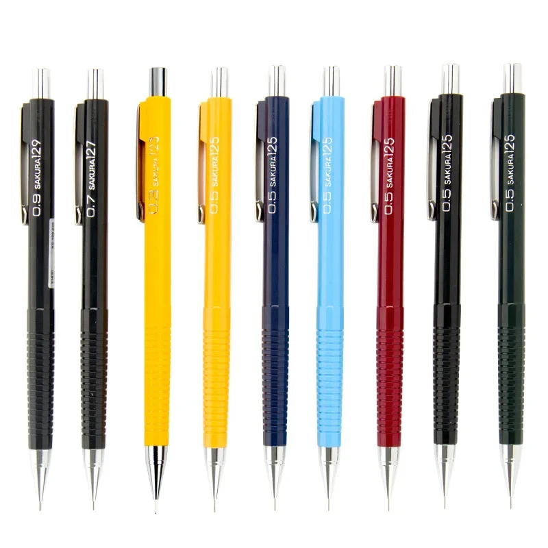 

Japan SAKURA 303 Mechanical Pencil 0.5/0.3/0.7/0.9mm Plastic Cartoon Drawing Writing Drafting Lapices Automatic School Pencils