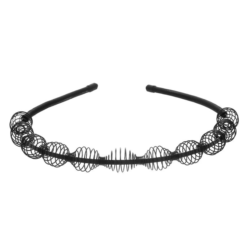 Diadema cómoda, diadema ondulada de Metal, accesorio de 17x14x1cm, respetuoso con el medio ambiente, respetuoso con la piel, antideslizante