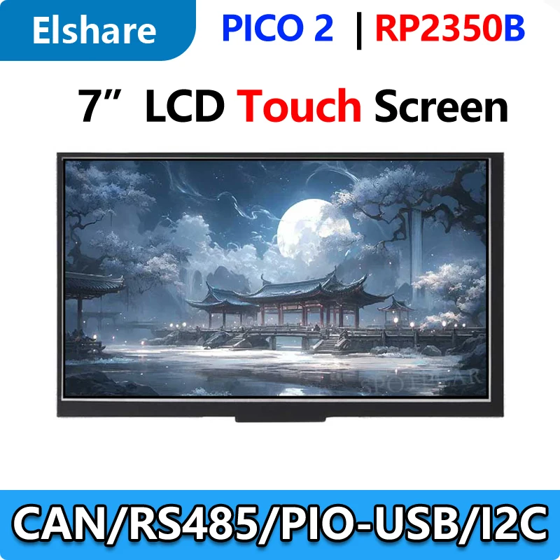 Raspberry Pi Pico 2 RP2350B 7inch Capacitive TouchScreen 7 inch LCD 800×480 Display Development Board