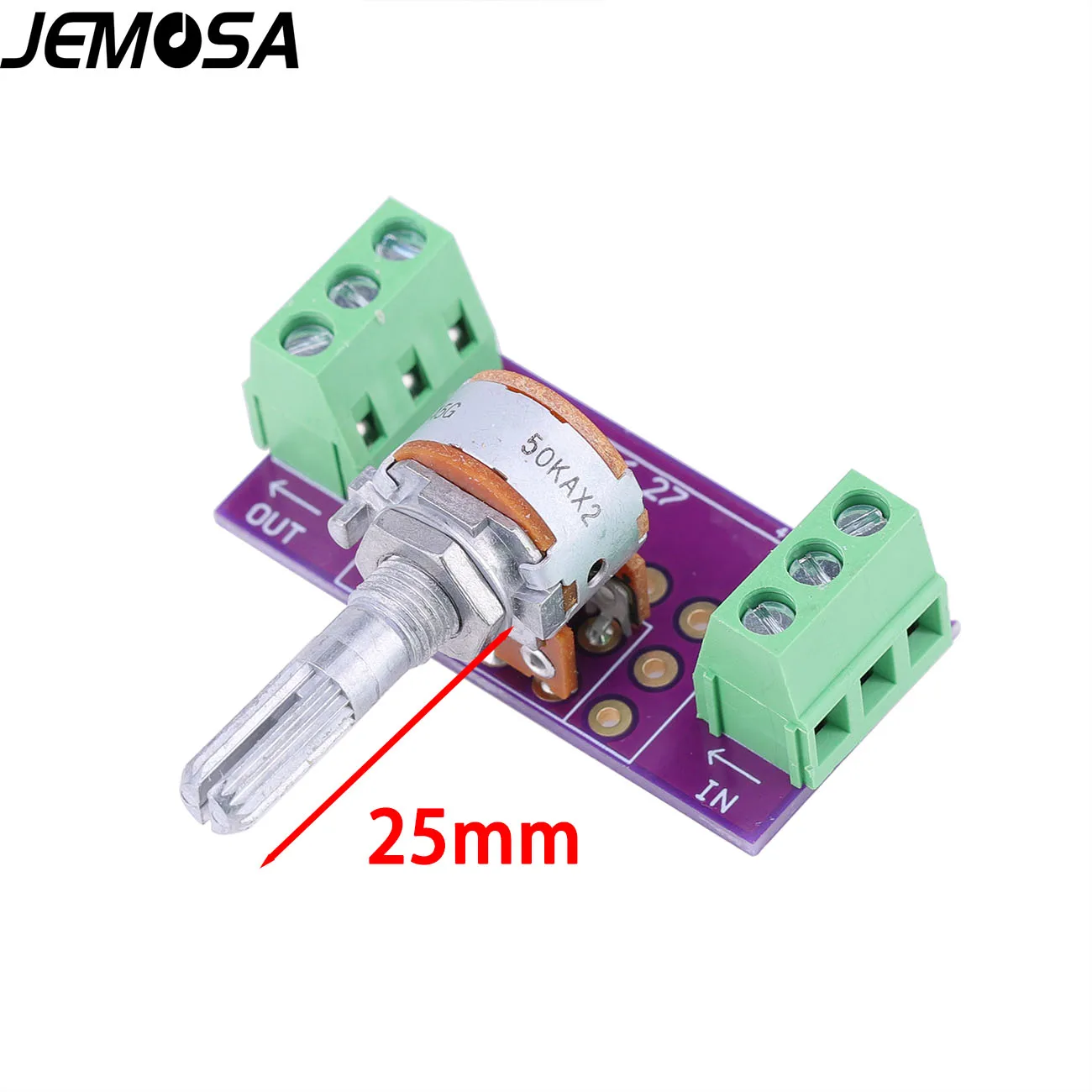 موهن مقياس الجهد الصوتي لمكبر صوت HiFi ، ALPS ، RK16 ، 50KA ، 100KA ، 6 formation Shaft ، اليابان ، 1 way