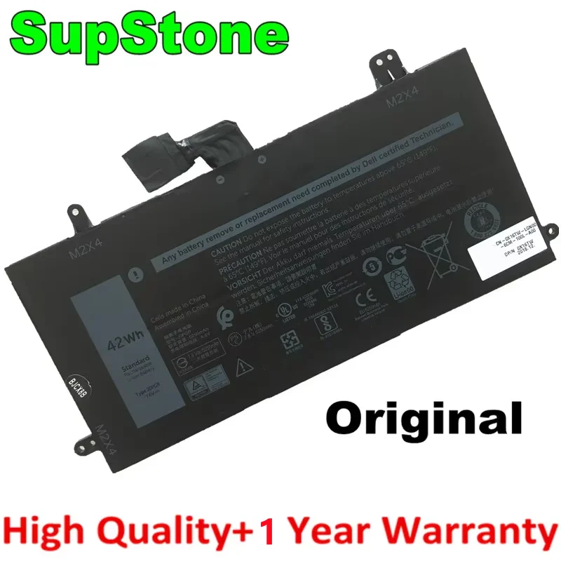 SupStone J0PGR Laptop Battery For Dell Latitude 5285 5290 2-IN-1,T17G 1WND8 JOPGR X16TW T17G001 T17G002