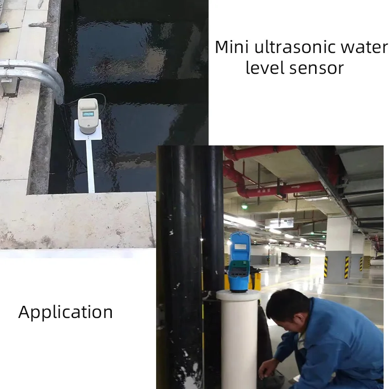 Ultrasonic Water Level Sensor 0-20 Meter With RS485 Ultrasonic Water Tank Level Meter