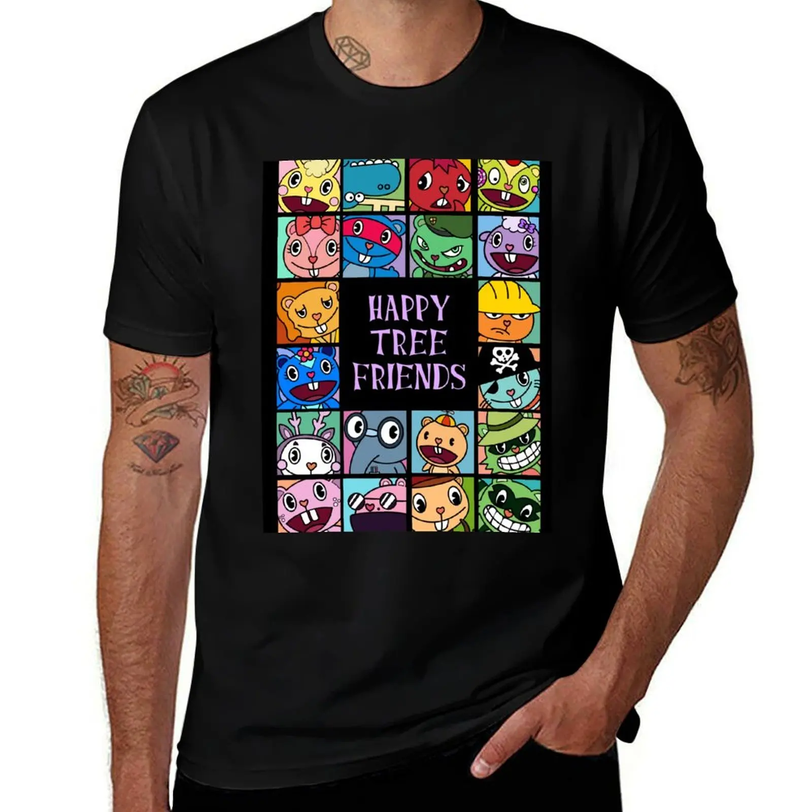 

Happy Tree Friends T-Shirt Basic Lightweight Short Sleeve Tee
