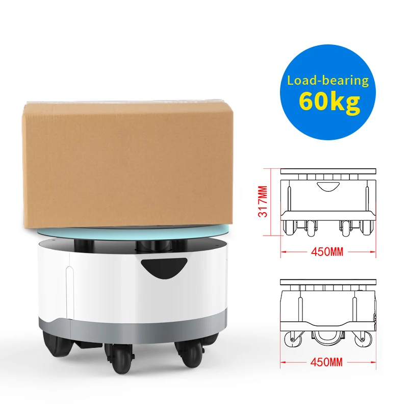 Autonomous Ride on the Elevator Agv Cart Chassis Mobile Humanoid Robots Chassis Mini Robot Go Vehicle