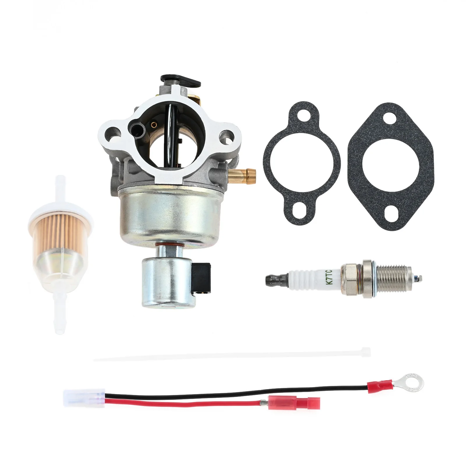 Carburetor Gasket Spark Plug Fuel Filter Kit for Kohler SV470 SV530 SV540 SV590 Replace 20 853 21-S 20 853 35-S 20 853 41-S