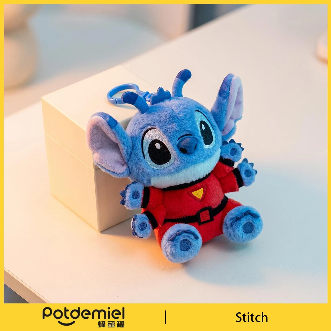 Potdemiel Disney Stitch Plush Toy Keychain Stuffed Doll Bag Pendant Backpack Ornament Keyring Purse Handbag Gift Kids Adults - view 4