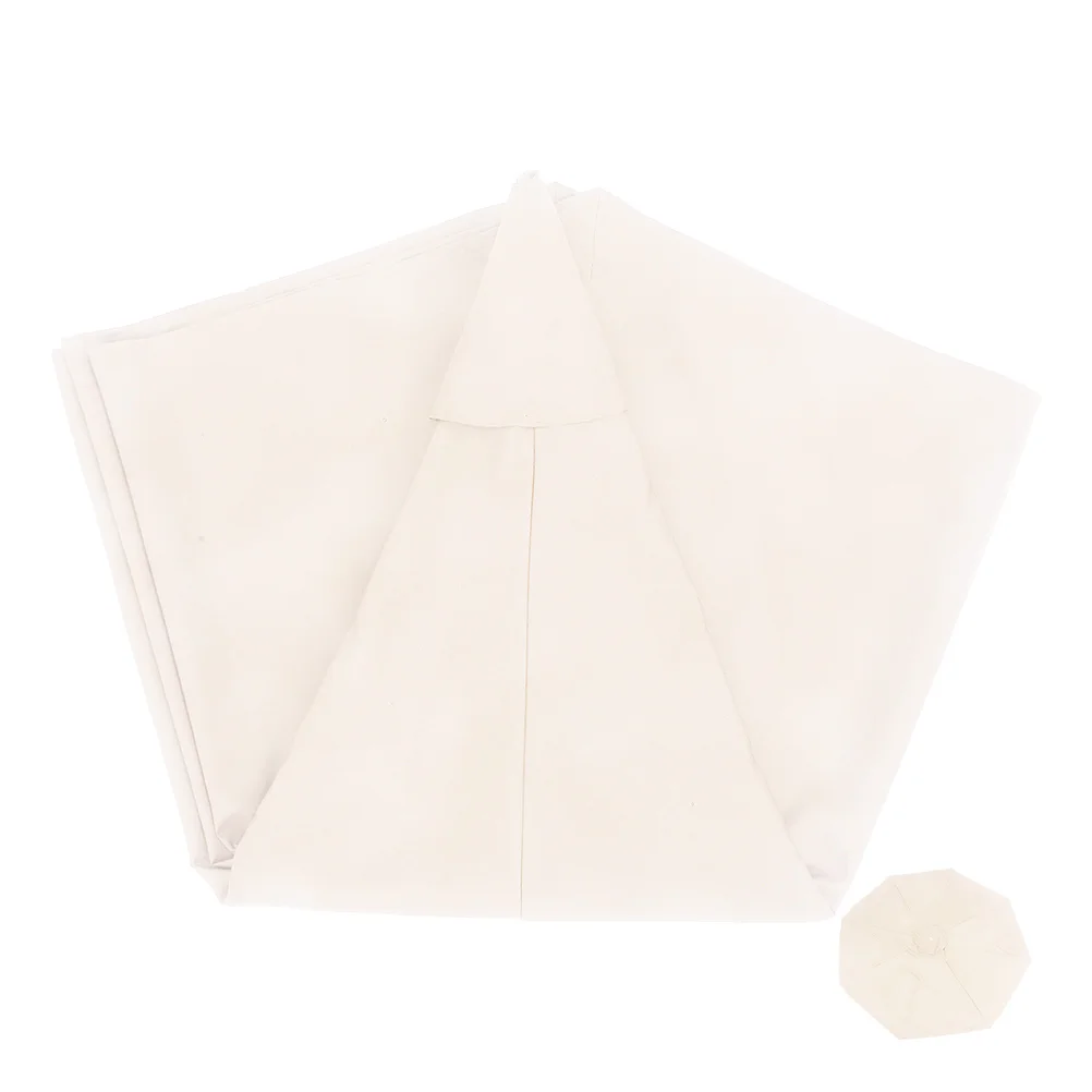 

Outdoor 2.3m Umbrella Replacement Canopy Patio Banana Sun Shade Fabric Polyester Rainproof Windproof Yard Garden
