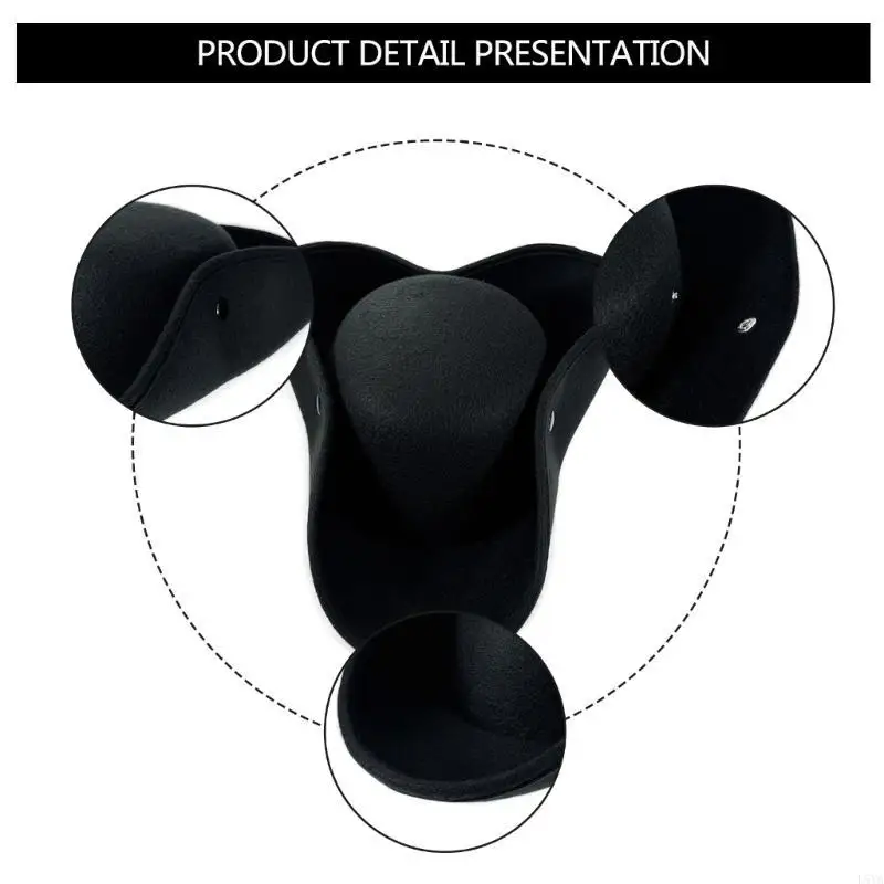 

L5YA Vintage Pirate Hat for Adult Cosplay Party Costume Tricorne Hat Captain Caps for Halloween Dressingup and Theme Event