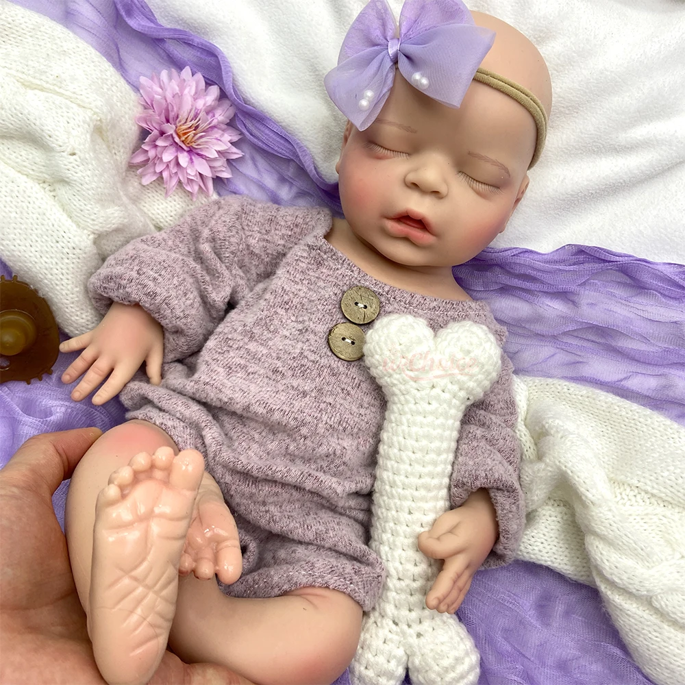 

Кукла-реборн девочка 18 дюймов, полностью силиконовая, с открытыми глазами, высококачественная и безопасная, реалистичная, с видимыми венами, для подарка на день рождения