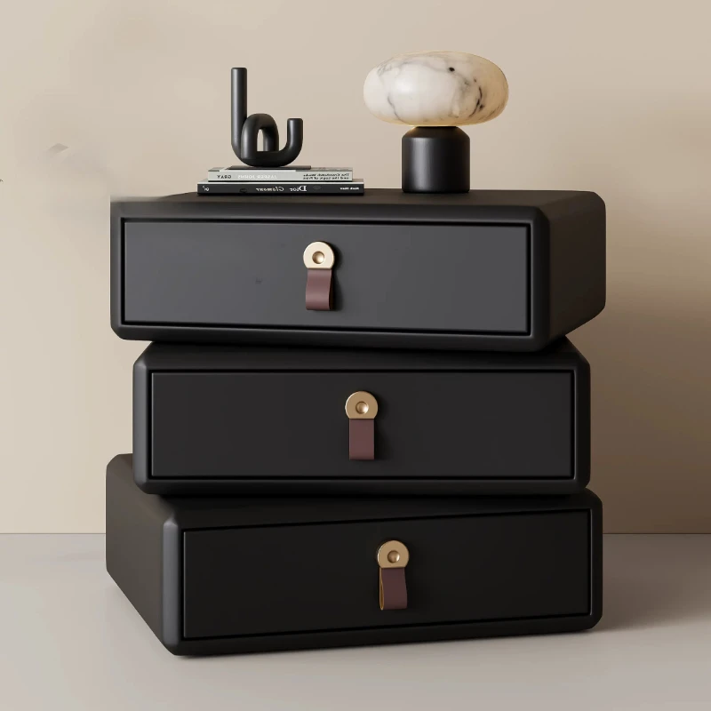 

Korea Unique Nightstand Trendy Makeup Drawers Luxury Living Room Bedside Table Cabinets Comfortable Muebles Trendy Furniture