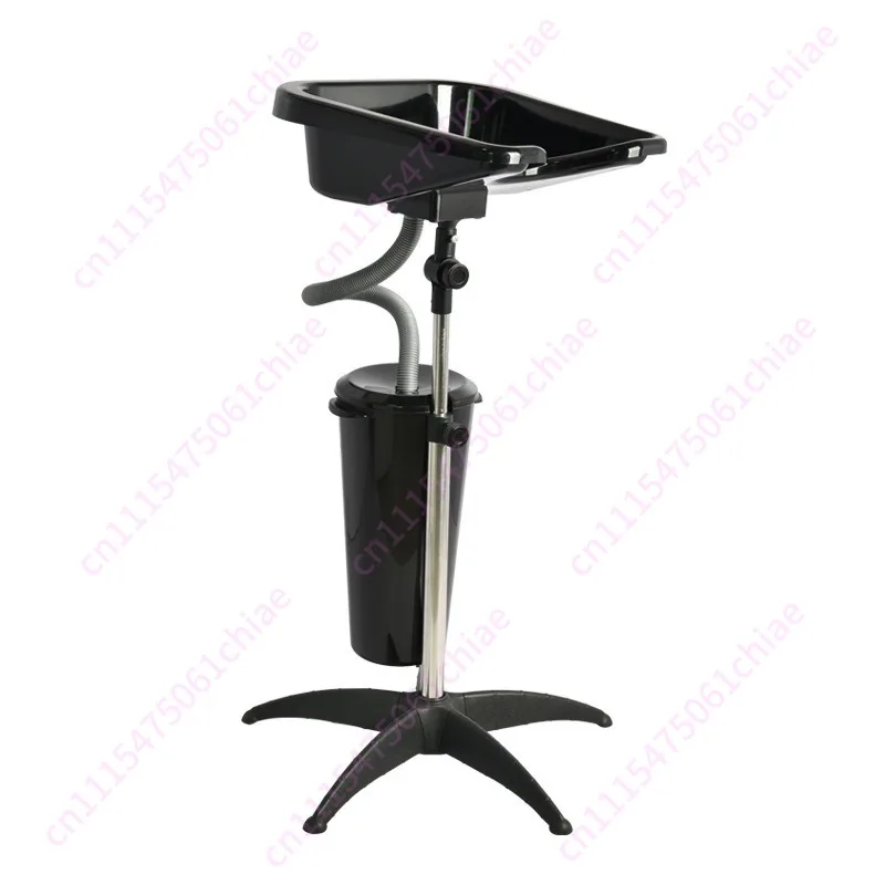 Black (large Basin) with Bucket, Portable Vertical Shampoo Basin, Barber Shop Movable Salon Flushing Basin, Lifting Sink Basin